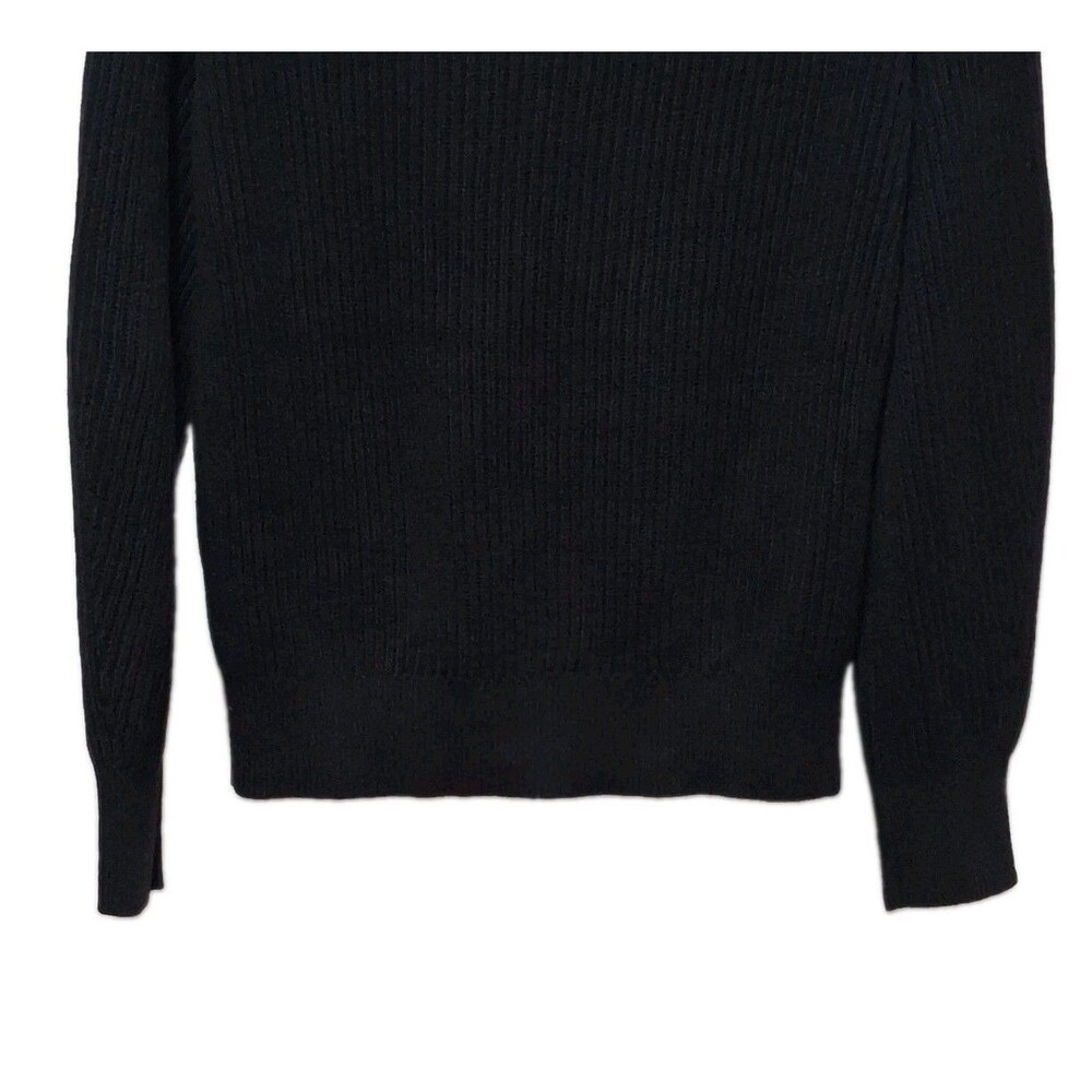 Everlane Organic Cotton Crew Neck Sweater Black Men's Size M Minimalist NWOT - Picture 7 of 14
